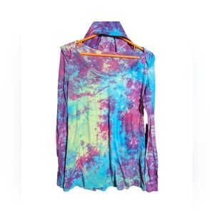 Tie Dye LS Hoodie Super Soft & Cute! Pre-Loved, Tag is Cut Off